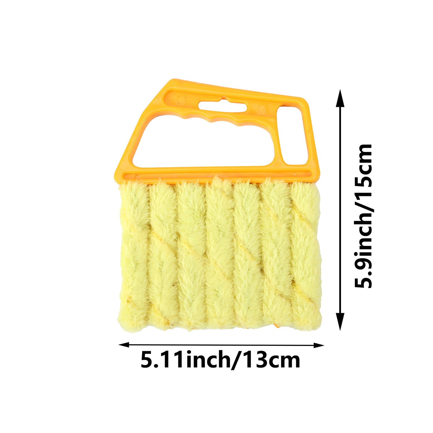 2pcs Blinds Cleaning Brush,Handheld Mini Curtain Brush Dust Remover With 7 Removable Microfiber Sleeves,Home Gadgets